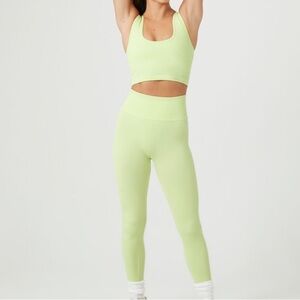 Neon workout leggings